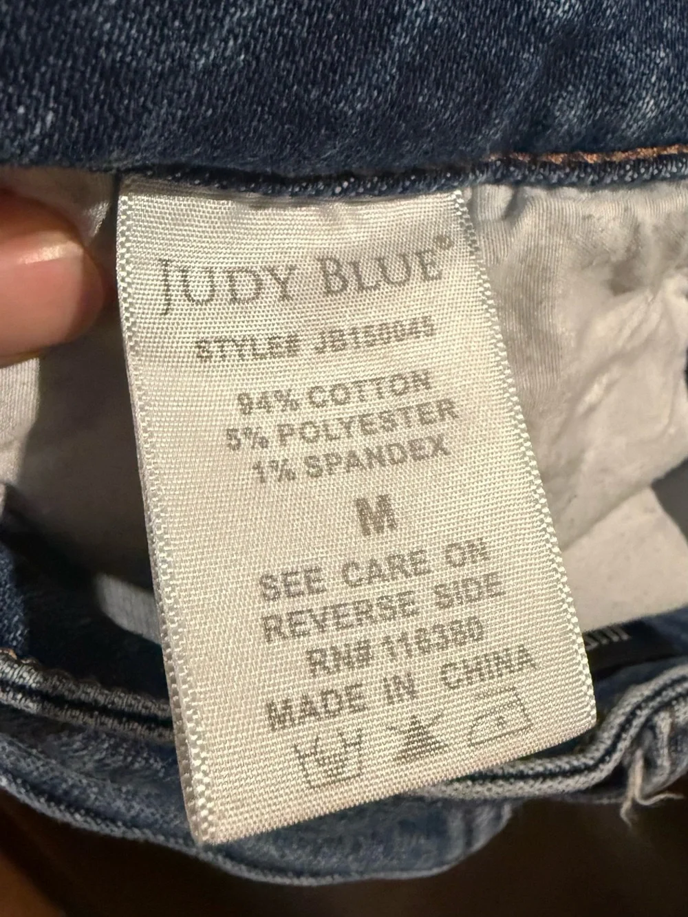 Judy Blue Distressed Denim Bermuda Shorts